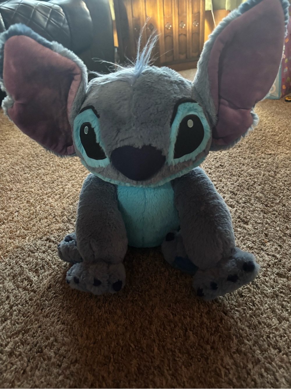 Disney Stitch Plush Toy - Blue/Grey